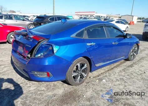 2017 Honda Civic Touring from USA, damaged, VIN 19XFC1F9XHE211464